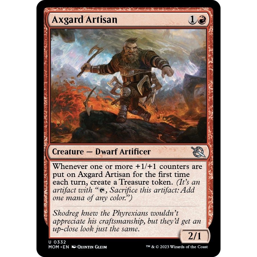Image for Axgard Artisan (332) (MOM) - Magic: The Gathering