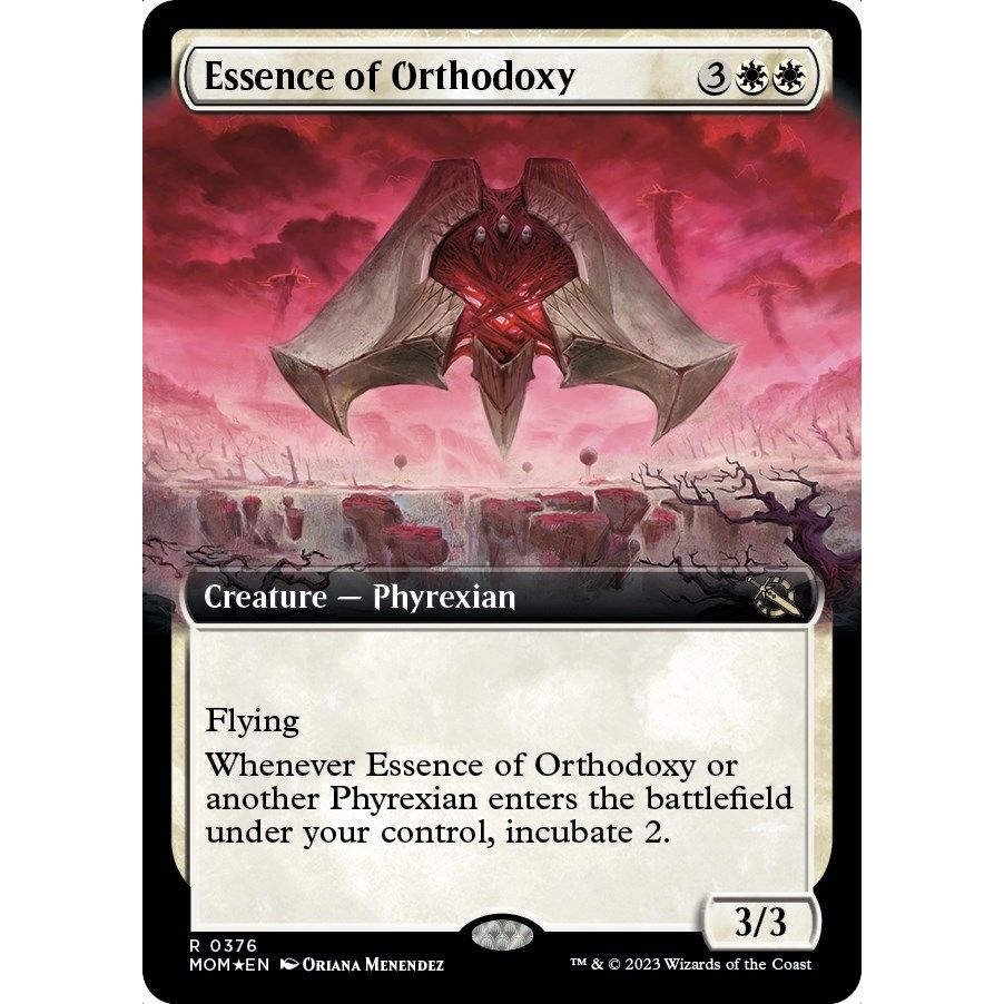 Image for Essence of Orthodoxy (Extended Art) (376) (MOM) - Magic: The Gathering