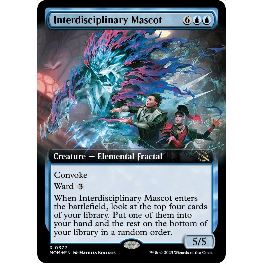 Image for Interdisciplinary Mascot (Extended Art) (377) (MOM) - Magic: The Gathering