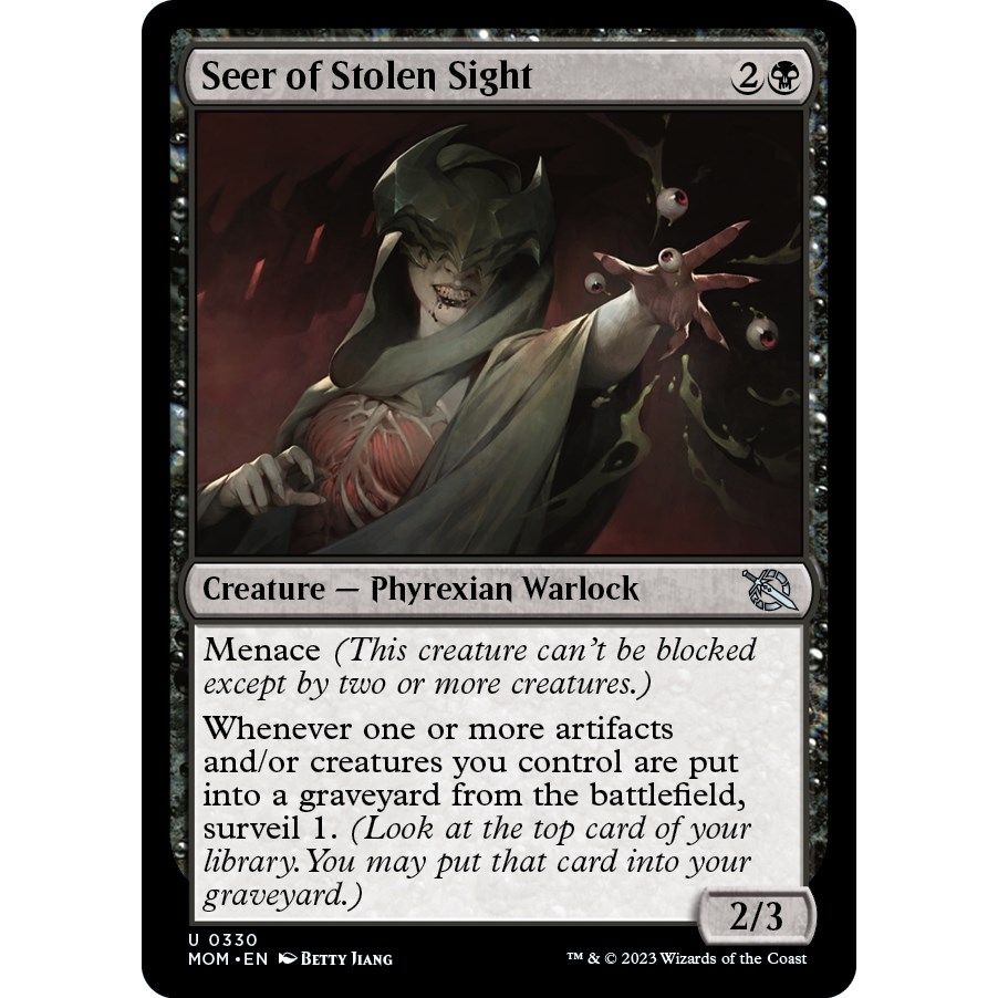 Image for Seer of Stolen Sight (330) (MOM) - Magic: The Gathering