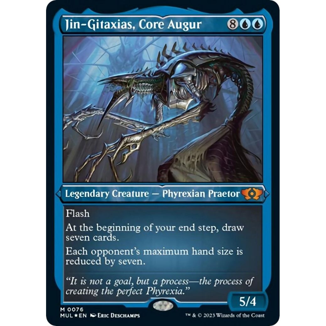 Image for Jin-Gitaxias, Core Augur (Foil Etched) (76) (MUL) - Magic: The Gathering