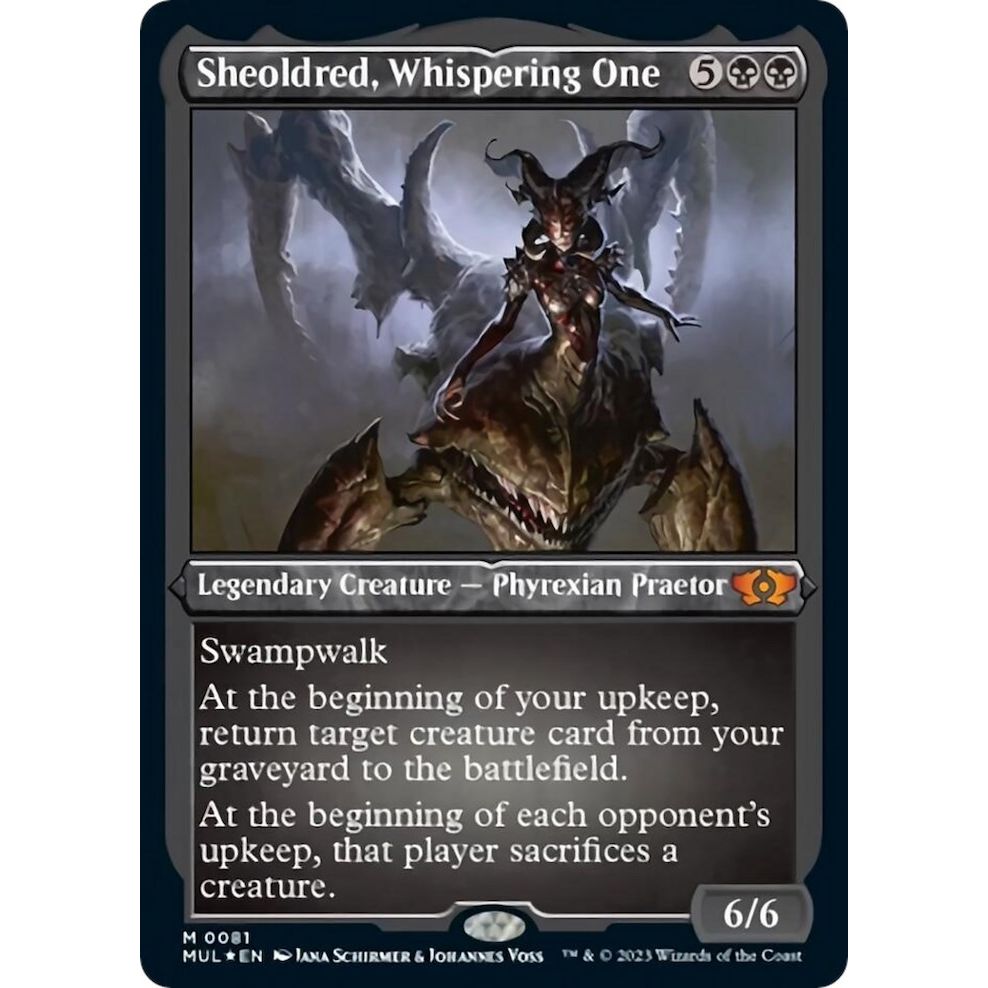 Image for Sheoldred, Whispering One (Foil Etched) (81) (MUL) - Magic: The Gathering