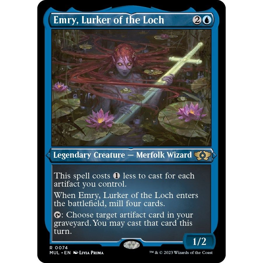 Image for Emry, Lurker of the Loch (Foil Etched) (74) (MUL) - Magic: The Gathering