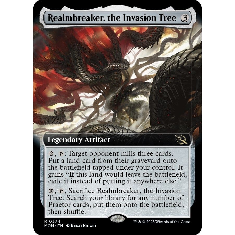 Image for Realmbreaker, the Invasion Tree (Extended Art) (374) (MOM) - Magic: The Gathering