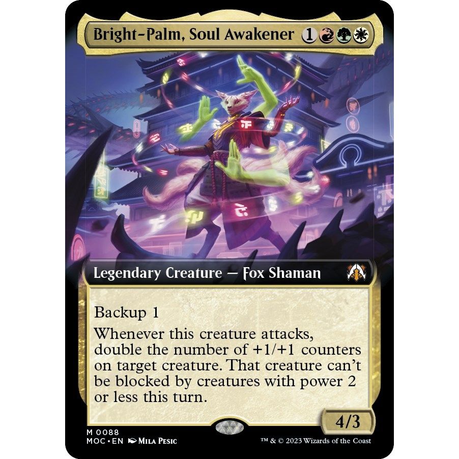 Image for Bright-Palm, Soul Awakener (Extended Art) (88) (MOC) - Magic: The Gathering