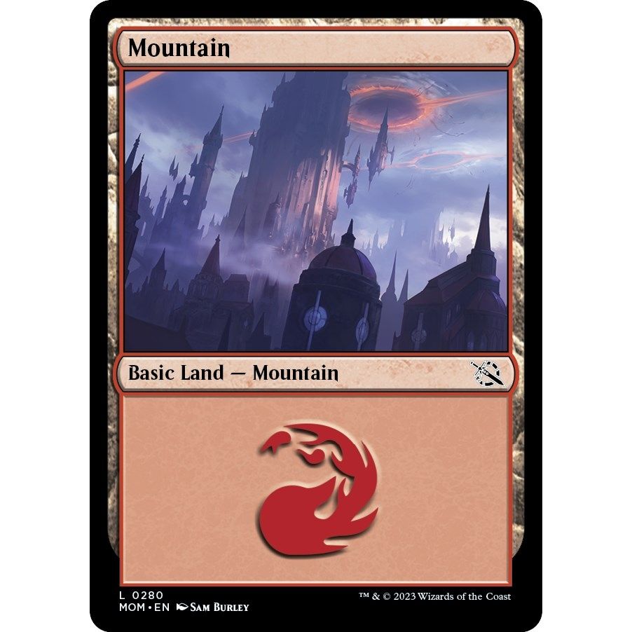 Image for Mountain (0280) (280) (MOM) - Magic: The Gathering