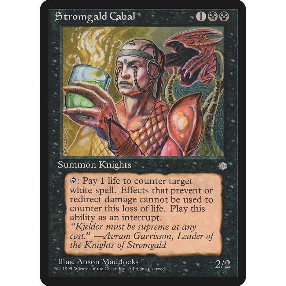 Image for Stromgald Cabal (ICE) - Magic: The Gathering