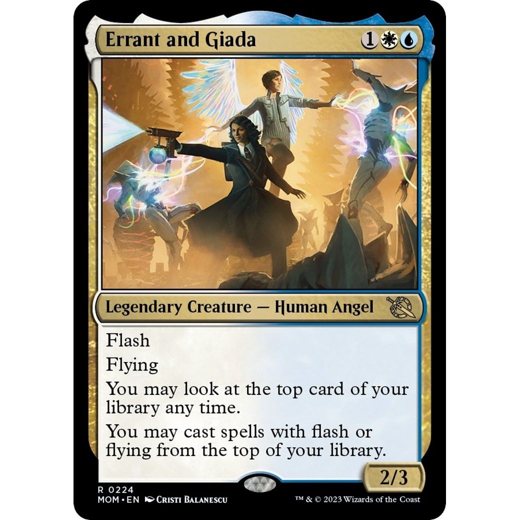 Image for Errant and Giada (224) (MOM) - Magic: The Gathering