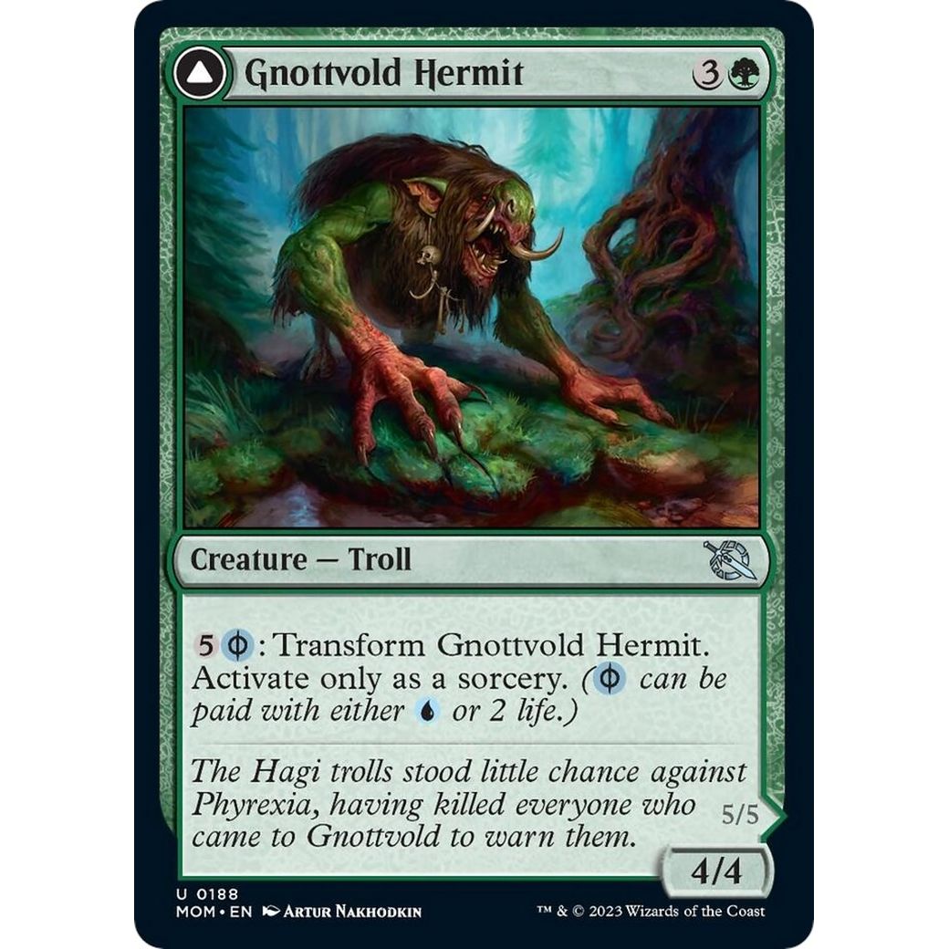 Image for Gnottvold Hermit (188) (MOM) - Magic: The Gathering