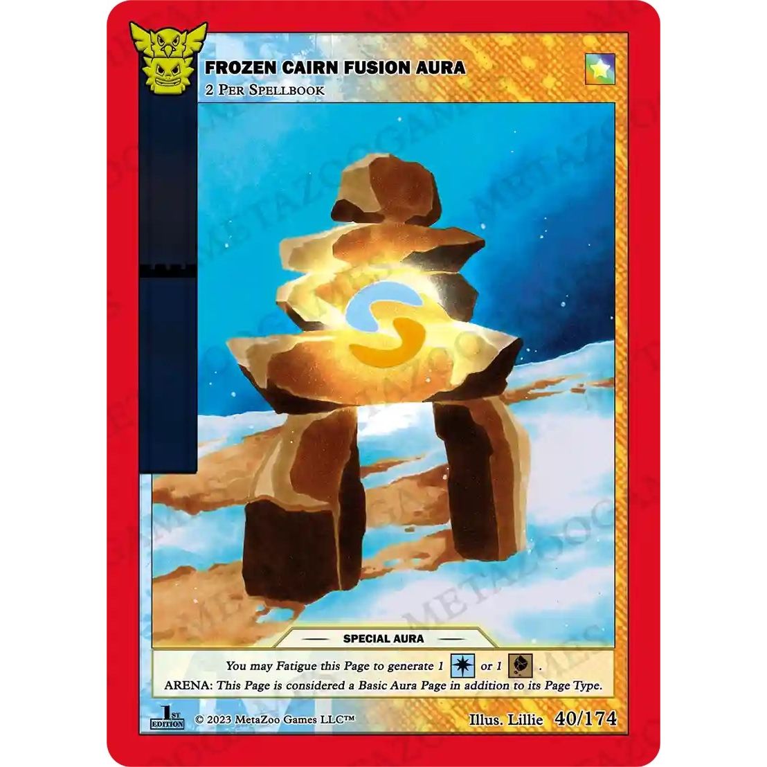 Image for Frozen Cairn Fusion Aura (40/174) (NATFE) - MetaZoo