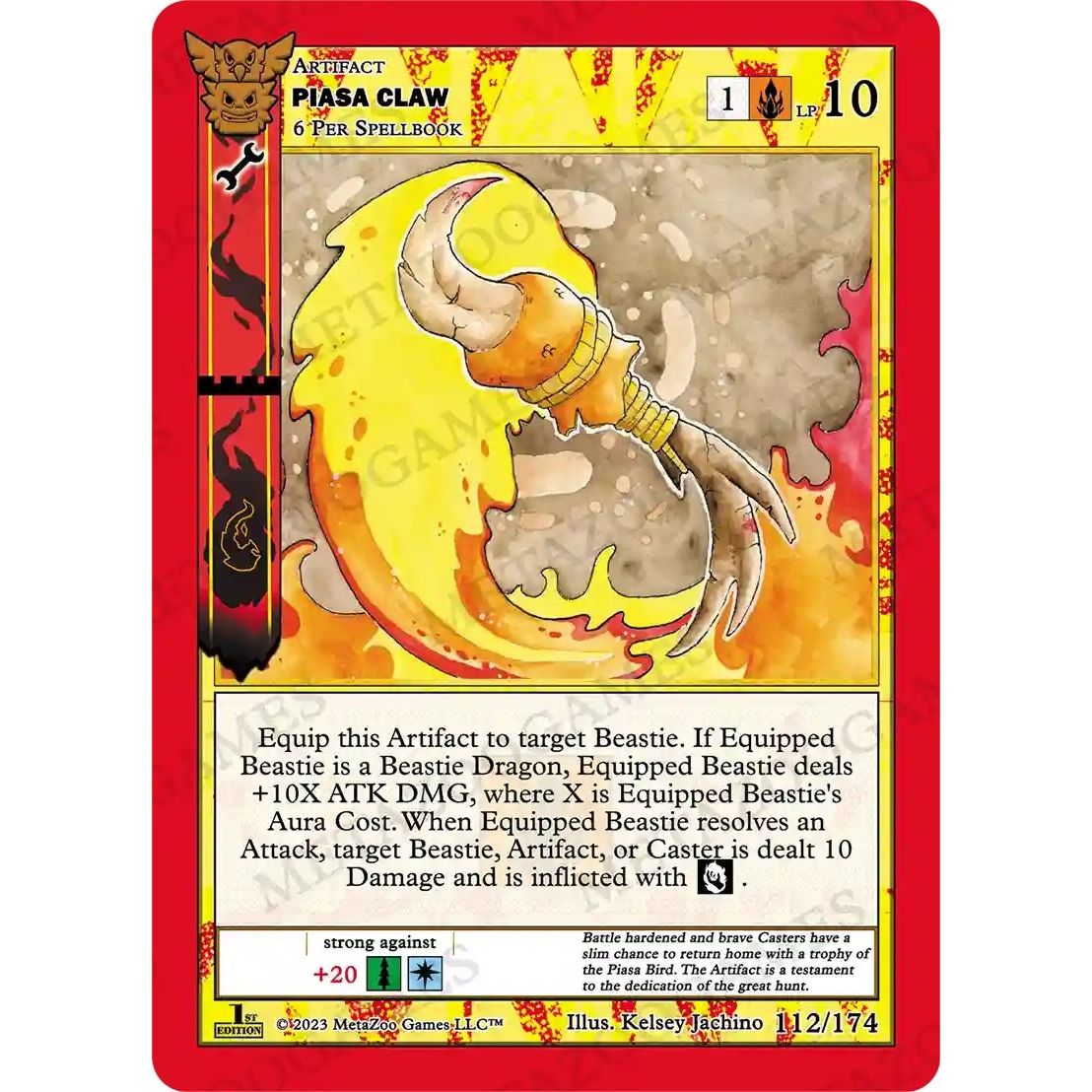Image for Piasa Claw (112/174) (NATFE) - MetaZoo