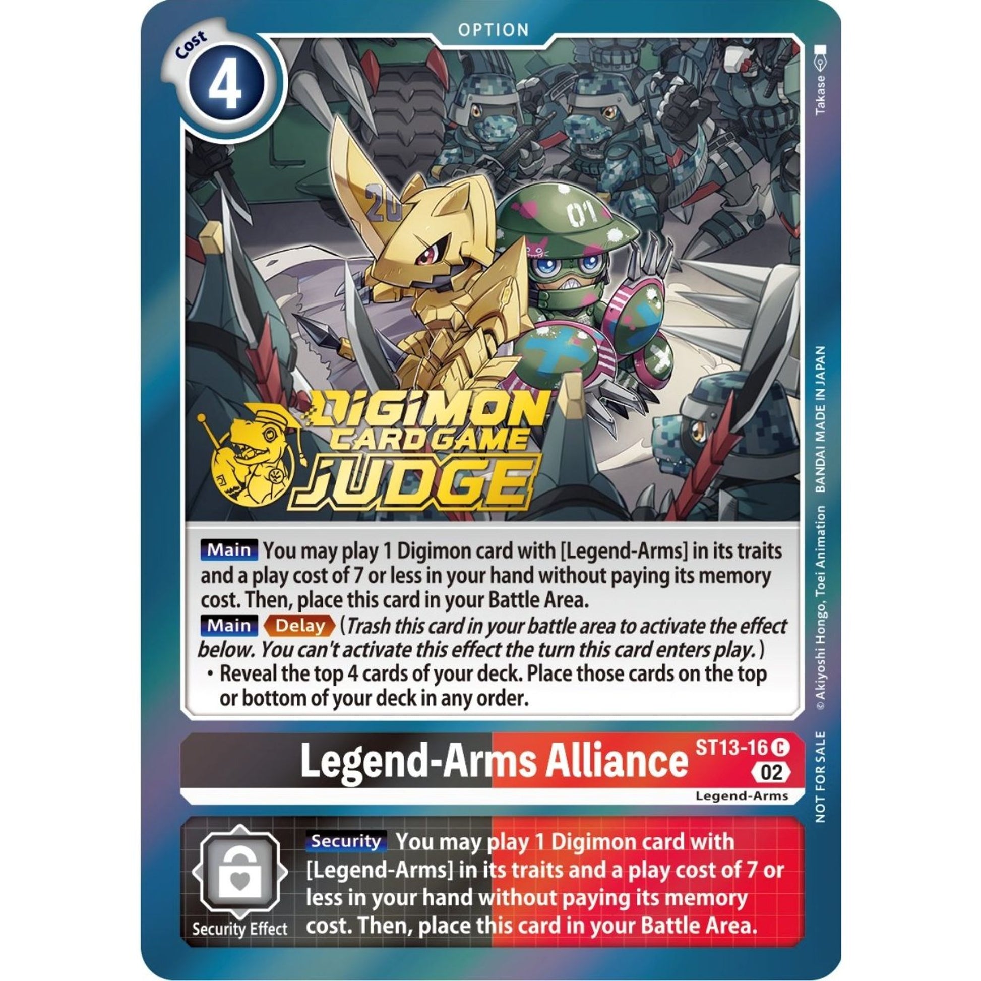 Image for Legend-Arms Alliance (Judge Pack 3) (ST13-16 C) (ST-13) - Digimon Card Game