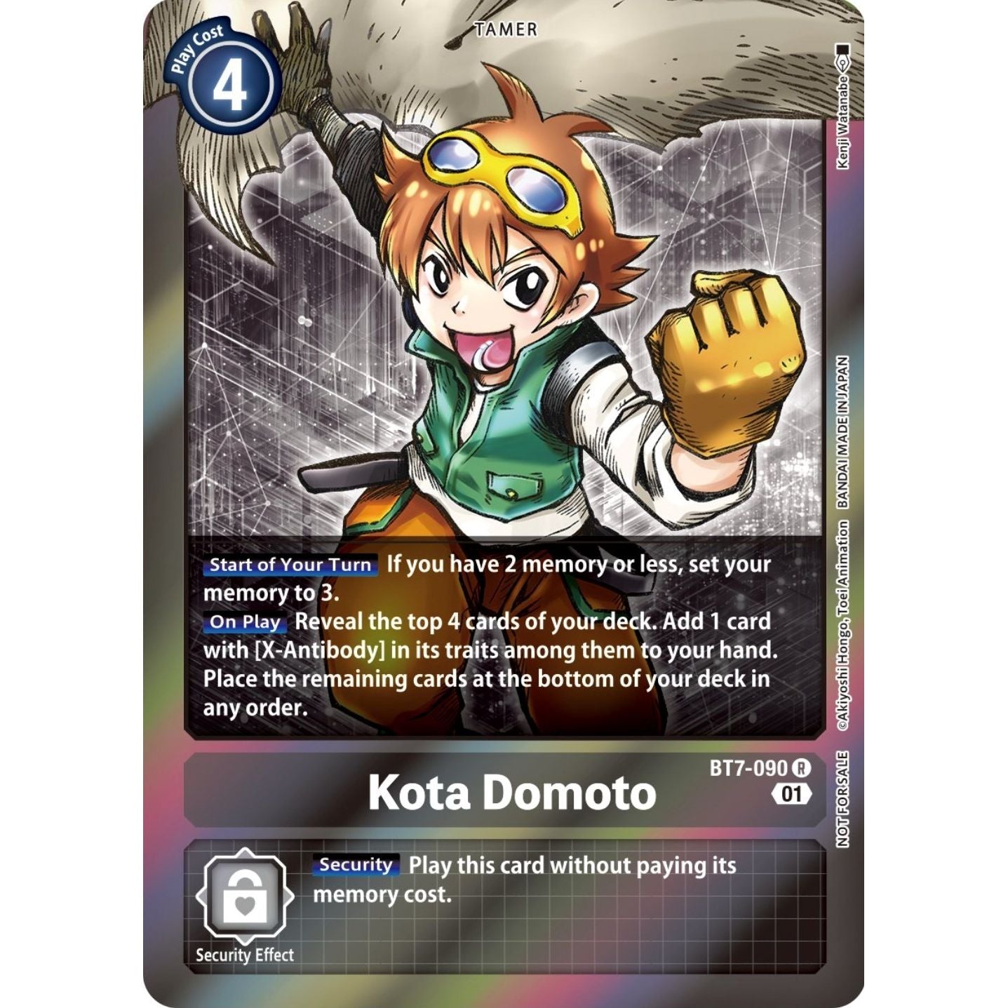 Image for Kota Domoto (Event Pack 4) (BT7-090 R) (BT07) - Digimon Card Game