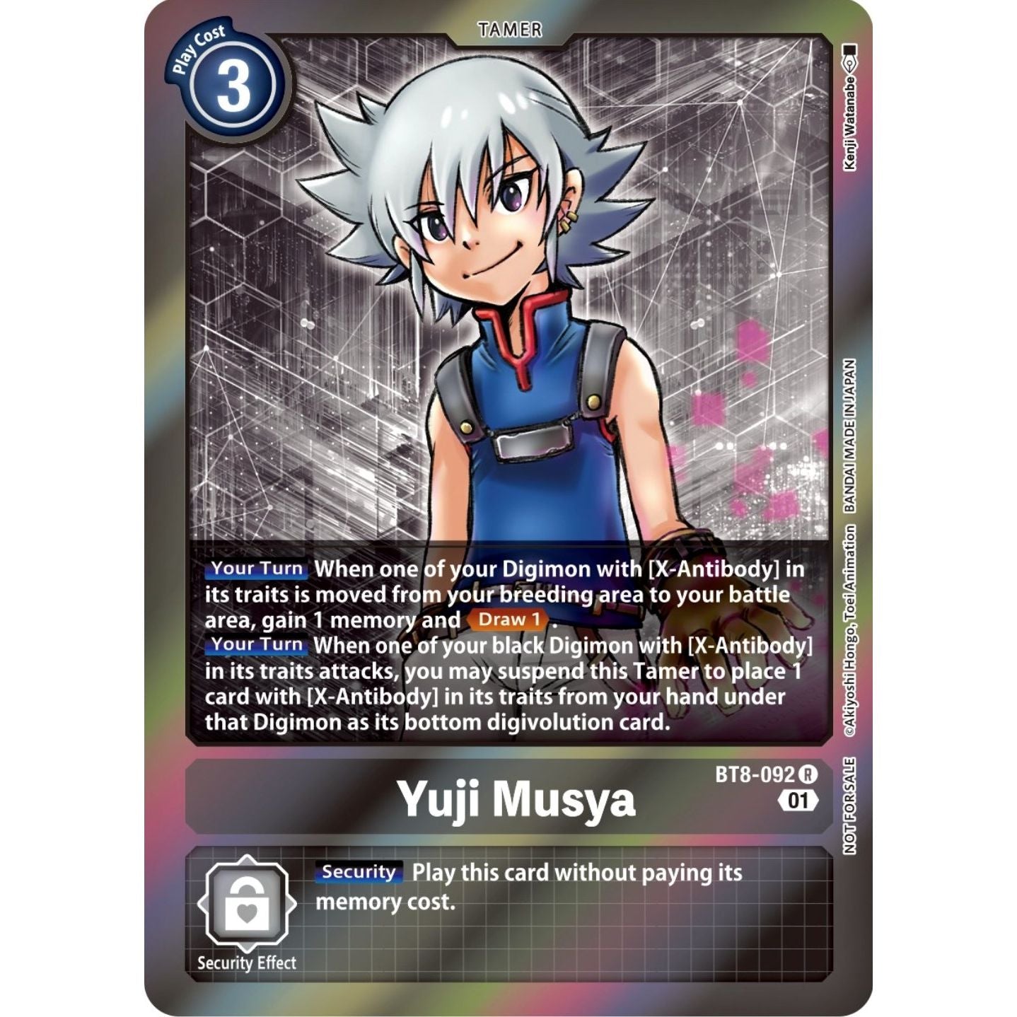 Image for Yuji Musya (Event Pack 4) (BT8-092 R) (BT08) - Digimon Card Game