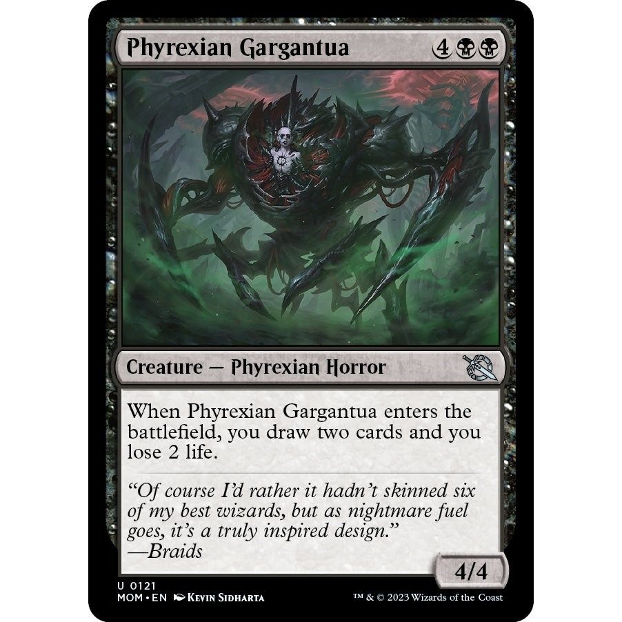 Image for Phyrexian Gargantua (121) (MOM) - Magic: The Gathering
