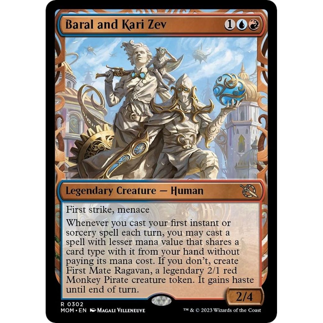 Image for Baral and Kari Zev (Showcase) (302) (MOM) - Magic: The Gathering