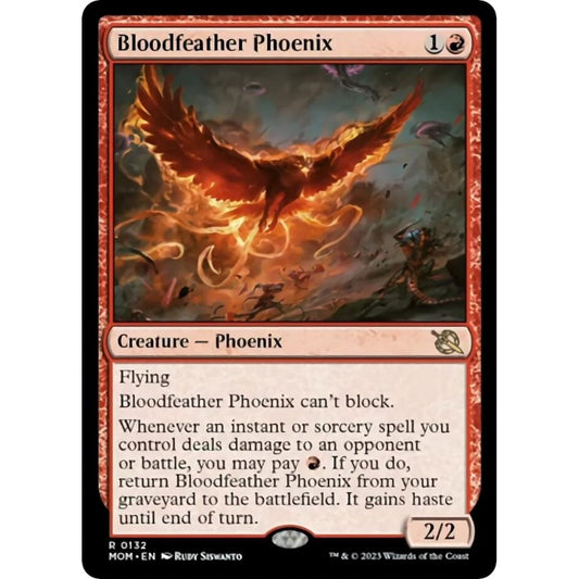Image for Bloodfeather Phoenix (132) (MOM) - Magic: The Gathering