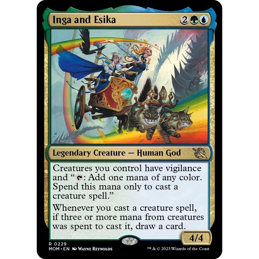 Image for Inga and Esika (229) (MOM) - Magic: The Gathering
