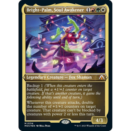 Image for Bright-Palm, Soul Awakener (Display Commander) - Thick Stock (134) (MOC) - Magic: The Gathering
