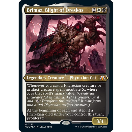 Image for Brimaz, Blight of Oreskos (Display Commander) - Thick Stock (135) (MOC) - Magic: The Gathering