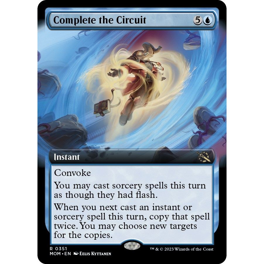 Image for Complete the Circuit (Extended Art) (351) (MOM) - Magic: The Gathering