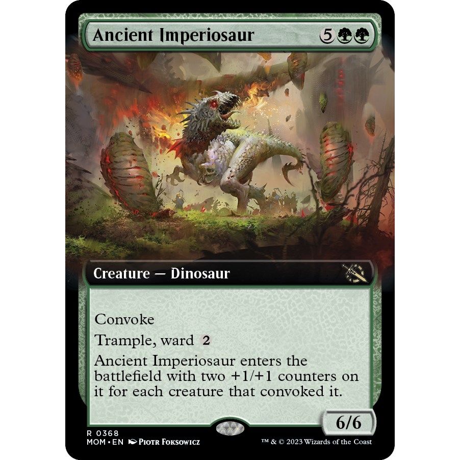 Image for Ancient Imperiosaur (Extended Art) (368) (MOM) - Magic: The Gathering