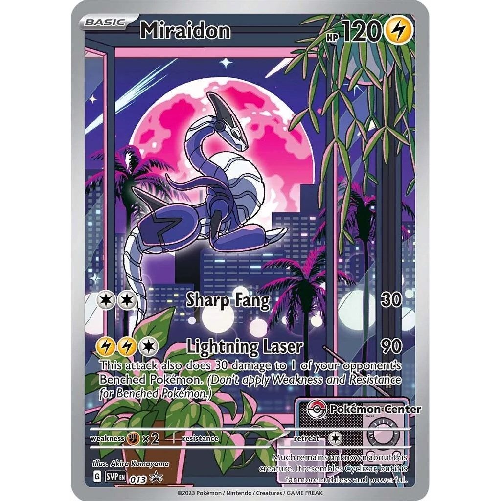 Image for Miraidon - 013 (Pokemon Center Exclusive) (013) (SVP) - Pokemon