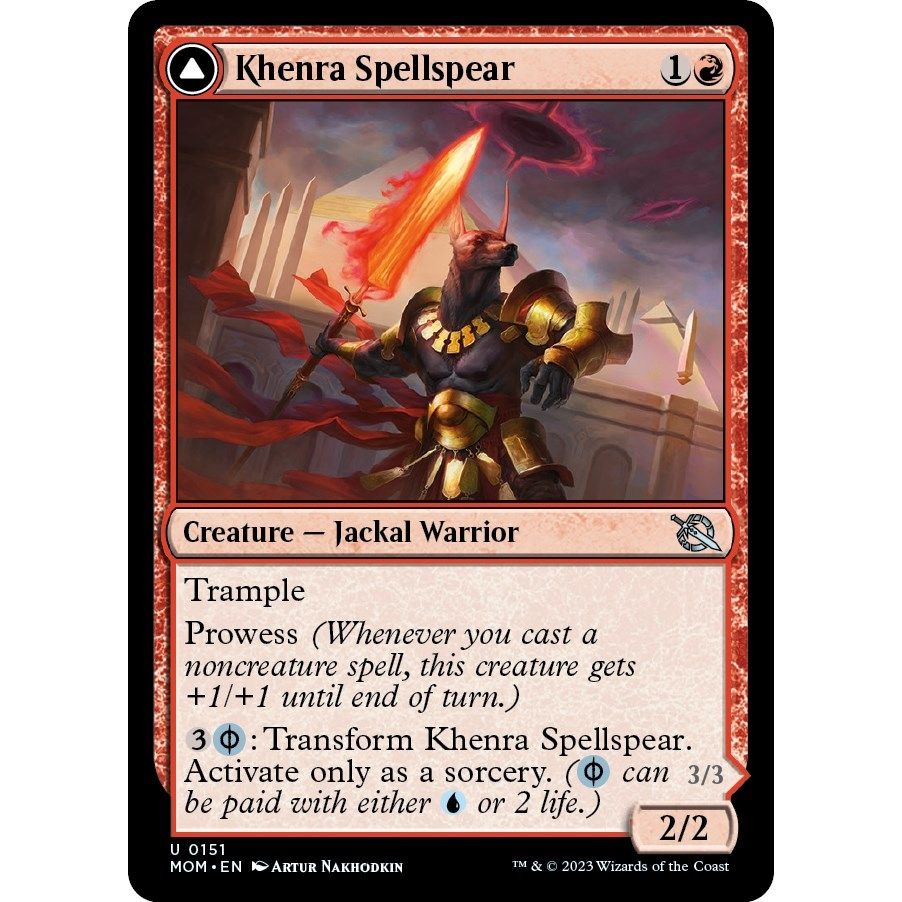 Image for Khenra Spellspear (151) (MOM) - Magic: The Gathering