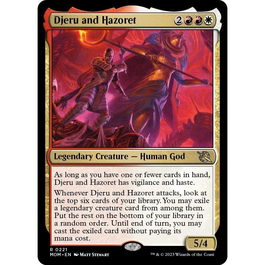 Image for Djeru and Hazoret (221) (MOM) - Magic: The Gathering