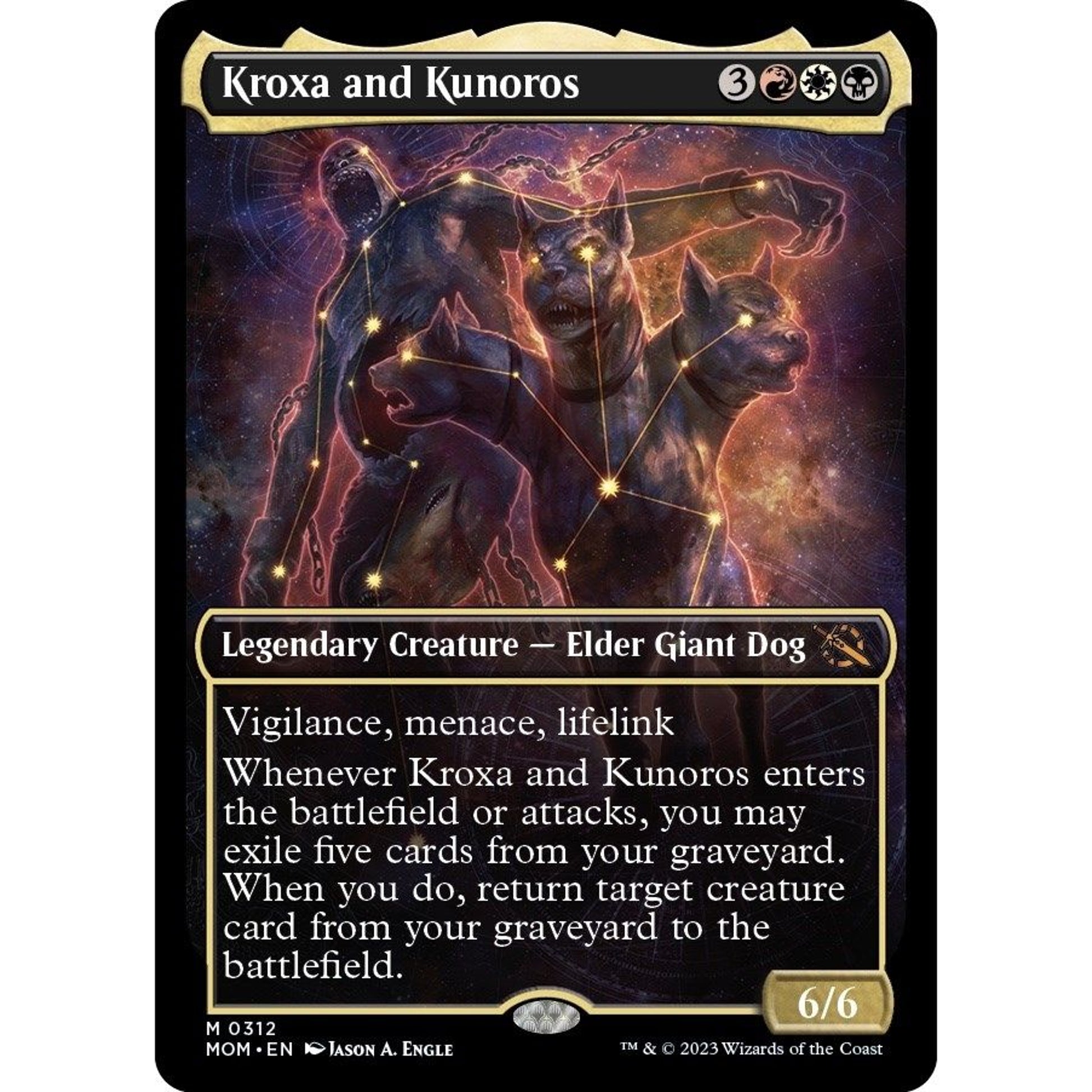 Image for Kroxa and Kunoros (Showcase) (312) (MOM) - Magic: The Gathering