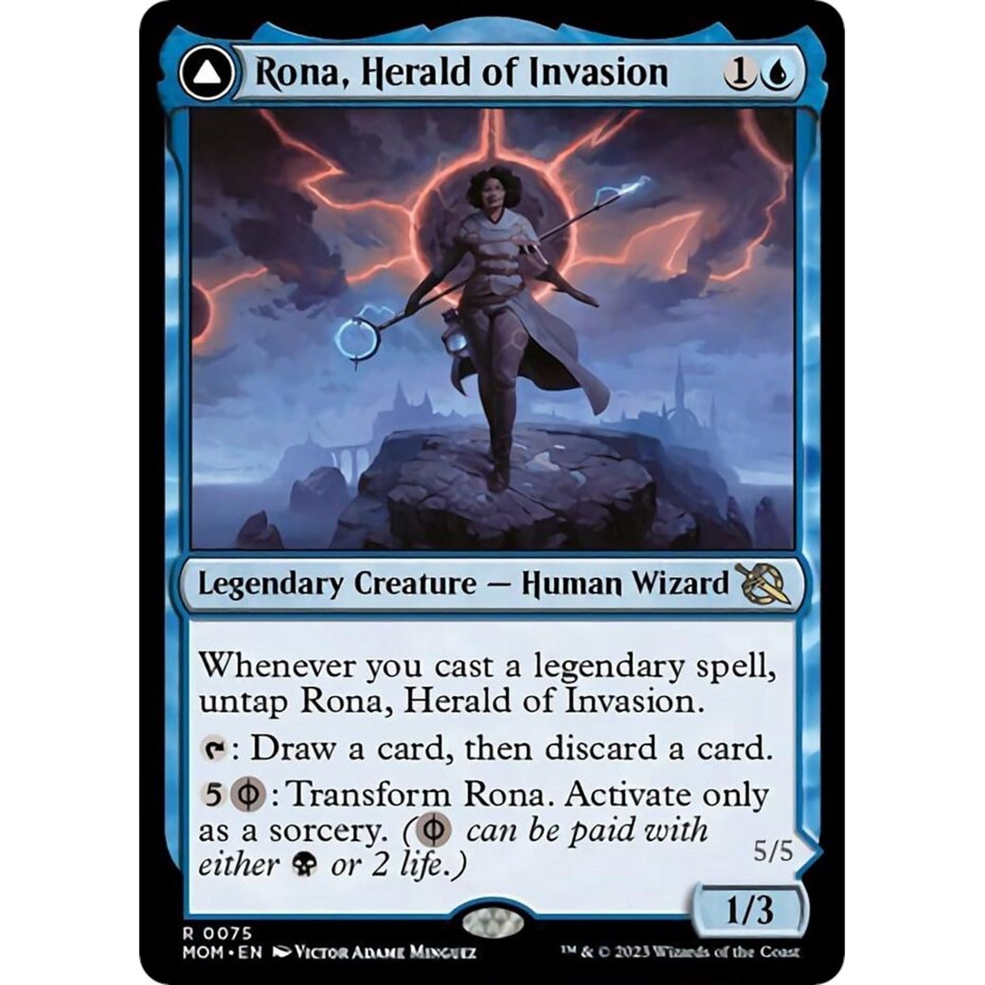 Image for Rona, Herald of Invasion (75) (MOM) - Magic: The Gathering