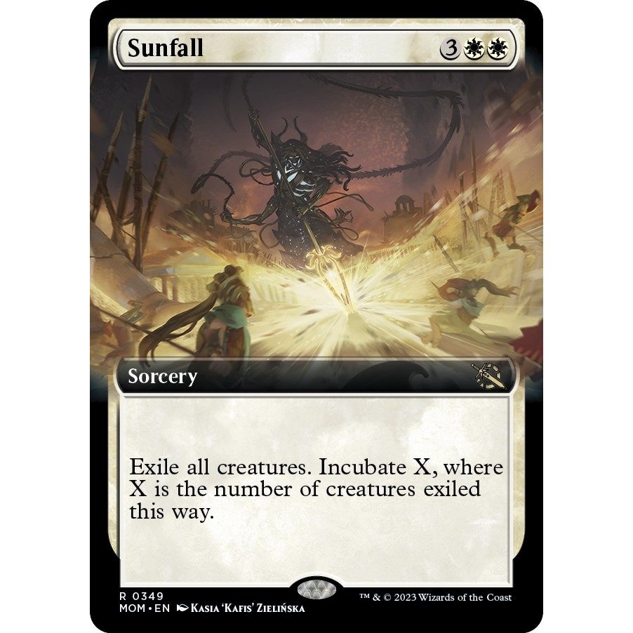 Image for Sunfall (Extended Art) (349) (MOM) - Magic: The Gathering