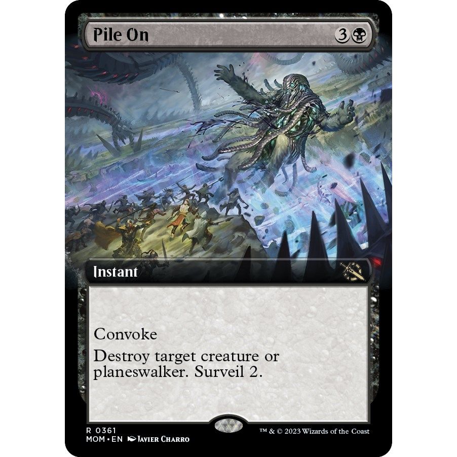 Image for Pile On (Extended Art) (361) (MOM) - Magic: The Gathering
