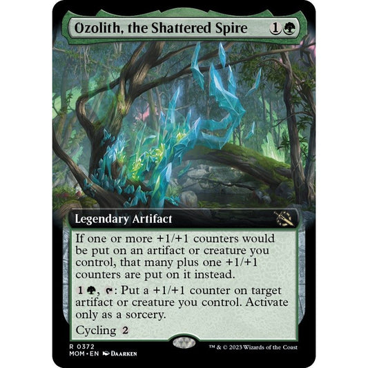 Image for Ozolith, the Shattered Spire (Extended Art) (372) (MOM) - Magic: The Gathering
