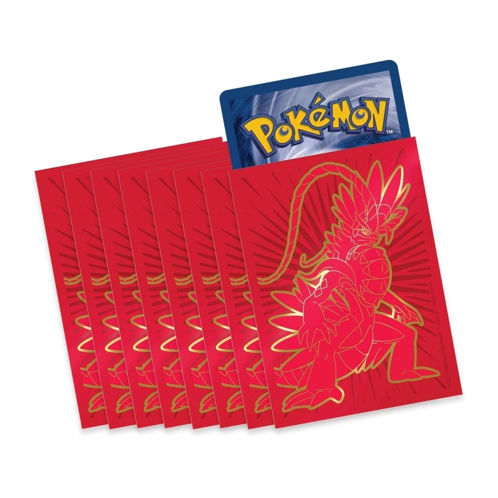 Image for Pokemon TCG: Scarlet & Violet Elite Trainer Box Card Sleeves - Koraidon (65-Pack) - Card Sleeves