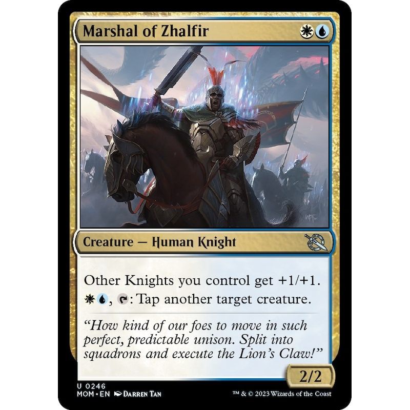 Image for Marshal of Zhalfir (246) (MOM) - Magic: The Gathering