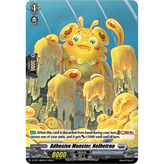Image for Adhesive Monster, Nelbetron (180) (Foil) (D-PR/180EN-S) (D-PR) - Cardfight Vanguard
