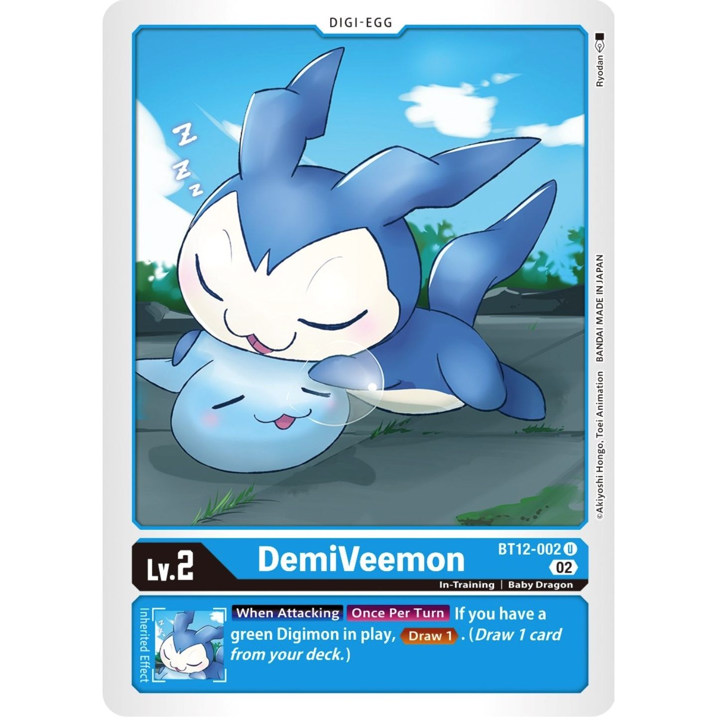Image for DemiVeemon (BT12-002 U) (BT12) - Digimon Card Game