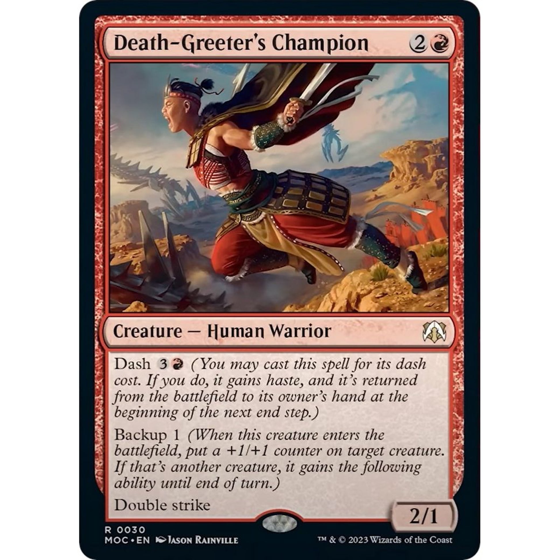 Image for Death-Greeter's Champion (30) (MOC) - Magic: The Gathering