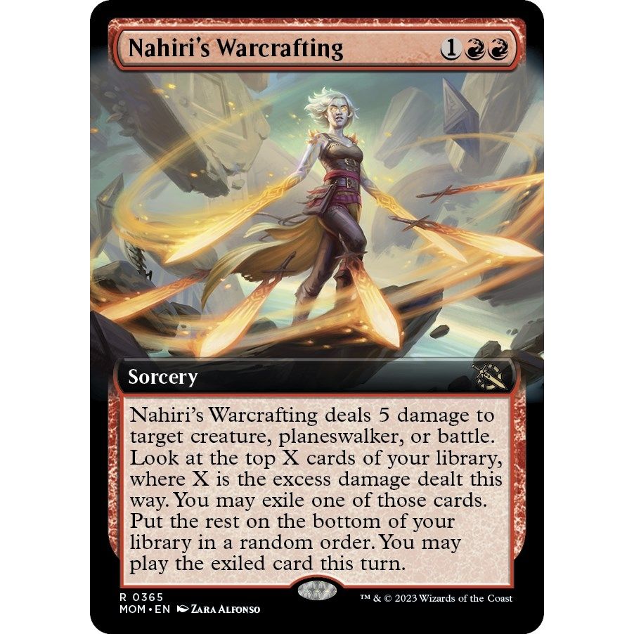 Image for Nahiri's Warcrafting (Extended Art) (365) (MOM) - Magic: The Gathering