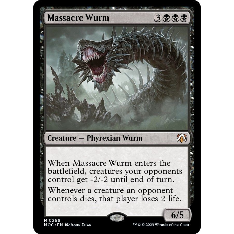 Image for Massacre Wurm (256) (MOC) - Magic: The Gathering