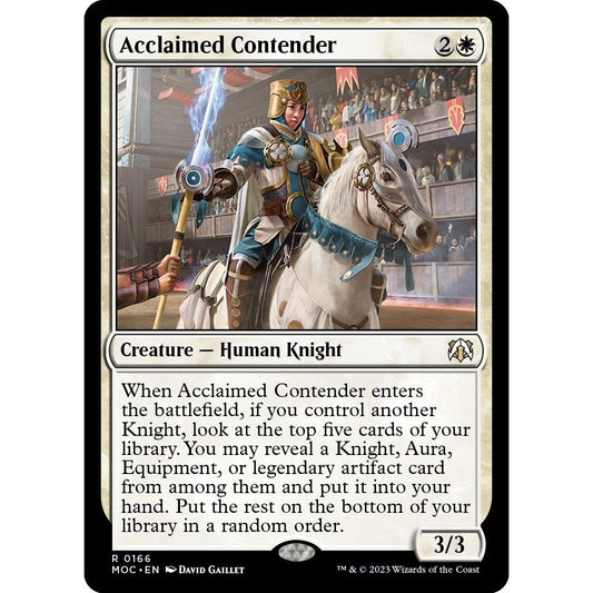 Image for Acclaimed Contender (166) (MOC) - Magic: The Gathering