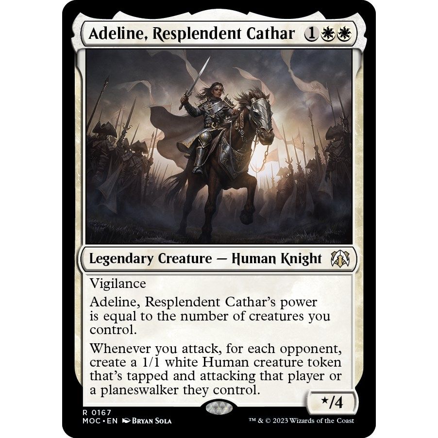 Image for Adeline, Resplendent Cathar (167) (MOC) - Magic: The Gathering
