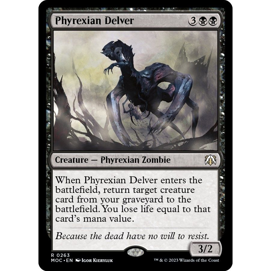 Image for Phyrexian Delver (263) (MOC) - Magic: The Gathering