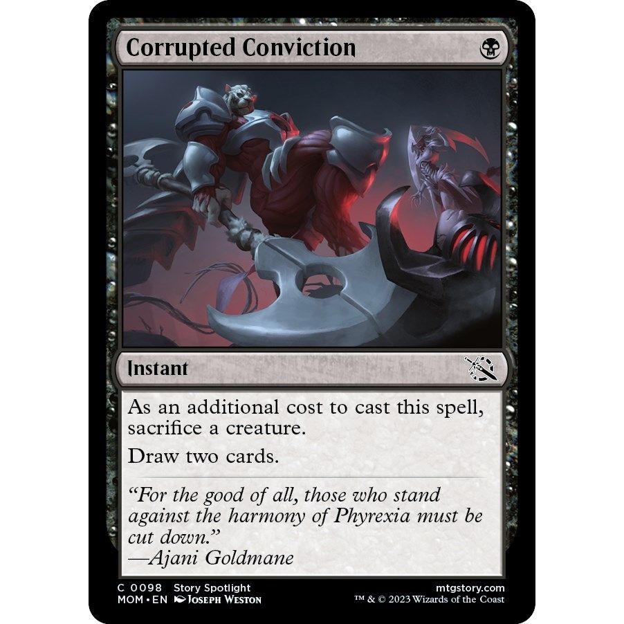 Image for Corrupted Conviction (98) (MOM) - Magic: The Gathering