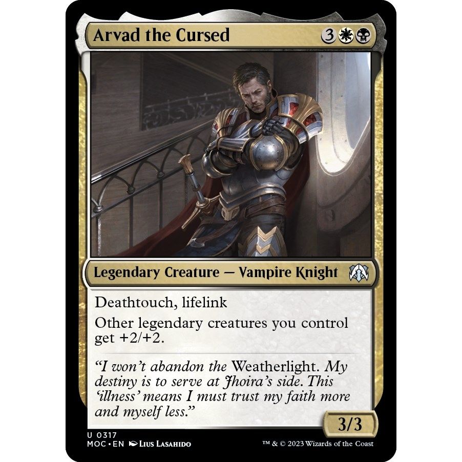Image for Arvad the Cursed (317) (MOC) - Magic: The Gathering
