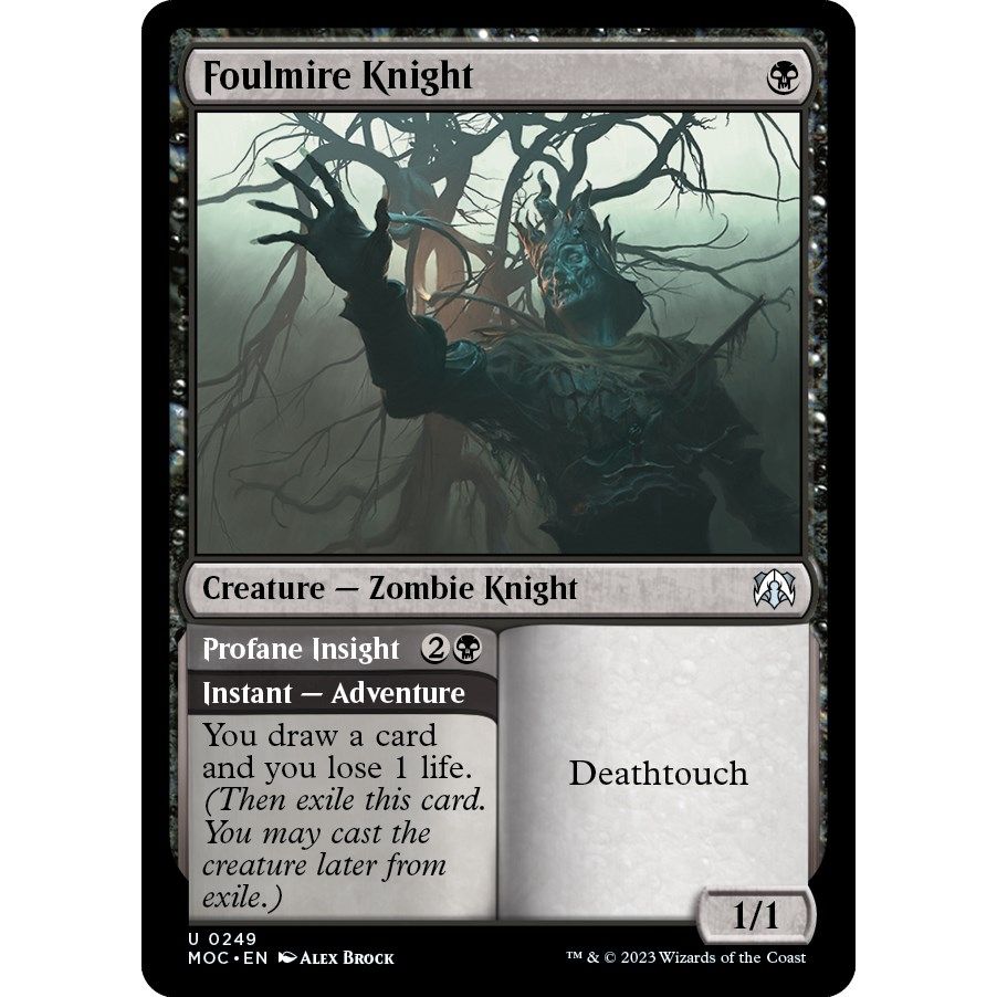 Image for Foulmire Knight (249) (MOC) - Magic: The Gathering
