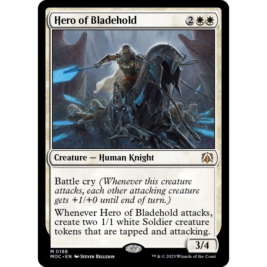 Image for Hero of Bladehold (188) (MOC) - Magic: The Gathering