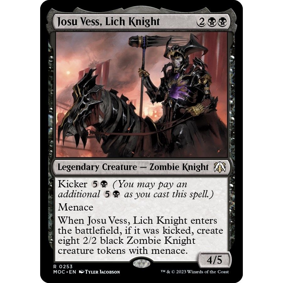Image for Josu Vess, Lich Knight (253) (MOC) - Magic: The Gathering
