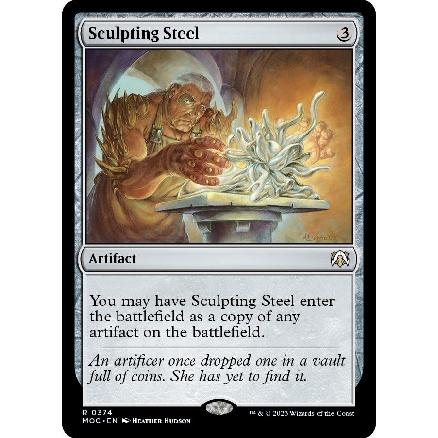 Image for Sculpting Steel (374) (MOC) - Magic: The Gathering